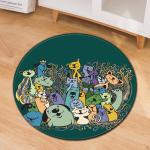Living Room Carpet T4 Polyester Fiber Computer Chair Floor Mat 80cm 60cm