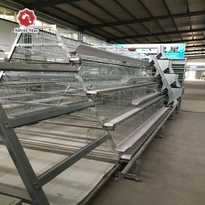 Quality Free Design A Type Hot Galvanized Baby Chick Cage 4 Tiers 168 Birds wholesale