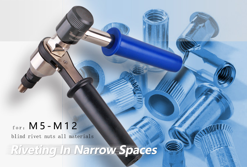 Heavy Duty Ratchet Tool Hand Riveting Tool Mandrels M5 M6 M8 M10 M12
