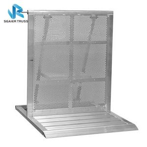 Quality Portable Mojo Outdoor Crowd Control Barrier / Fence Folding Metal Material wholesale