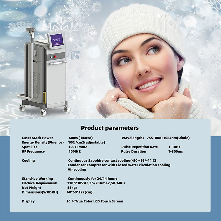 Permanent 808nm Diode Laser Hair Removal Machine TUV MED CE Approved