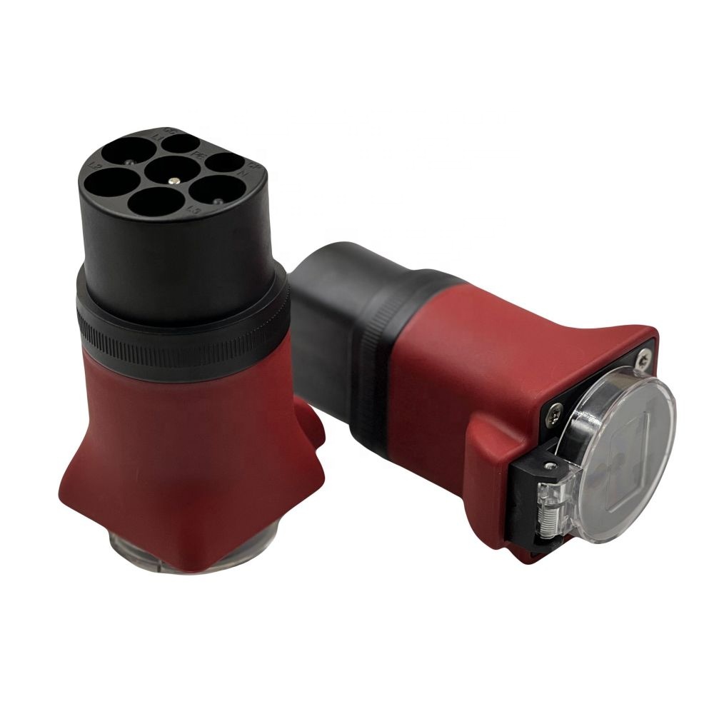 EU US AU UK Waterproof Socket Power Type2 EV Charger with 3.5Kw/7Kw Charging and V2L Vehicle to Load Function