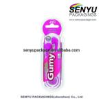 Earphone box PVC window packaging see through paper box