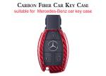 Scratch Resistant Glossy Mercedes Carbon Key Cover