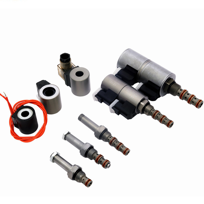 Customized Cartridge Solenoid Valve 4 Way 3 Position Hydraulic Valve