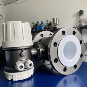 China TriCover And ANSI Flanges Magnetic Water Flow Meter With DN200mm on sale
