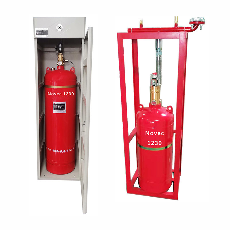 Steel Cylinder NOVEC 1230 Fire Suppression System High Performance Fire Protection