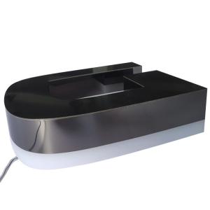Quality LED Light Source Stainless Steel Gold Color Backlit Letter Sign wholesale