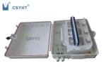ABS Plastic FTTH Fiber Optic Terminal Box , 48 Port FTTH Distribution Terminal