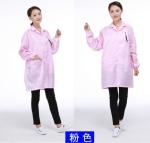 S- XXXL Polyester Breathable ESD Cleanroom Garment Anti Static