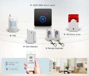 Quality W20 gsm home alarm security system wholesale