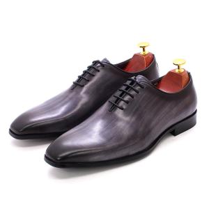Quality Genuine Leather Men's Dress Shoes Italy Stylish Black / Brown Business Shoes wholesale