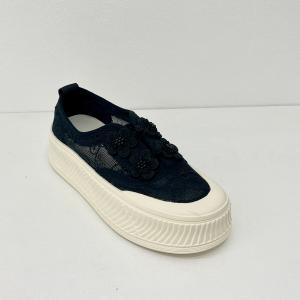 Quality Comfort Ladies Black Espadrilles High Top Outdoor Stylish Non Slip Shoes wholesale