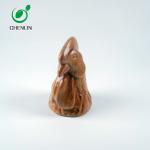 Walnut Log Solid Wooden Umbrella Handle , Animal Head Umbrella Handle