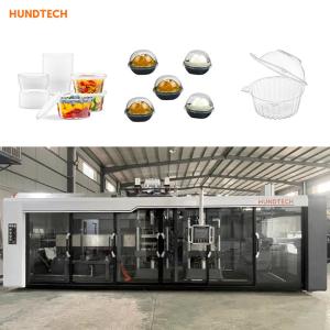 Quality Plastic Blister Food Packing Container Making Machine 7.5KW Diaphragm Servo wholesale