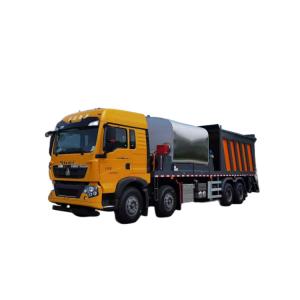 Quality HOWO 8X4 Synchronous Chip Sealer Truck Asphalt Macadam Seal Road Building Machinery wholesale