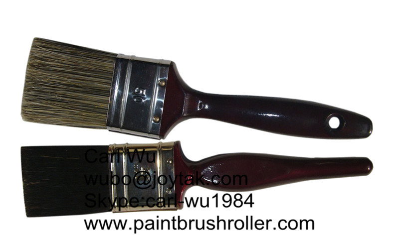 Natural bristle Chinese bristle synthetic mix 2 piece paint brush sets wood handle plastic handle 2 inch PBS-008
