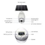 2 Way Audio 4G Solar Security Camera 2K 15600mAh Battery Powered