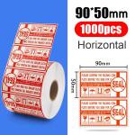 Shipping Fragile Label Sticker Self Adhesive Stickers For Logistics Warning