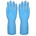 Cotton Flocklined Household Kittchen Rubber Gloves Rubber Dish Washing Gloves