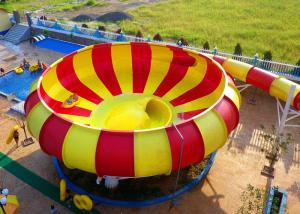 Quality 26X40M Size Toilet Bowl Water Slide Custom Color For Amusement Water Park wholesale