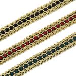 KJ20018 Metallic Golden 1.5cm Crochet Edgings And Trims
