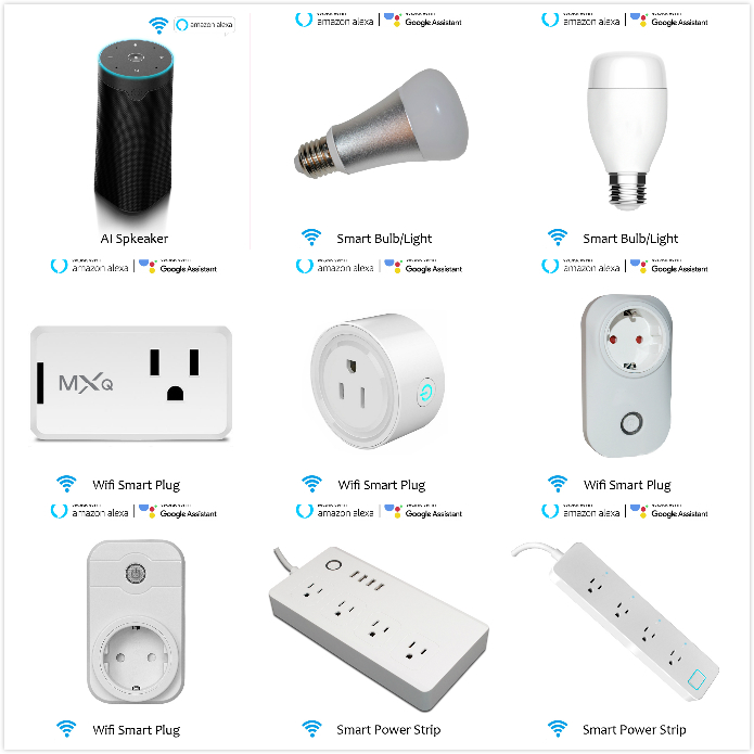 US USB Smart WIFI Power Strip 110V-250V For Residential / General - Purpose