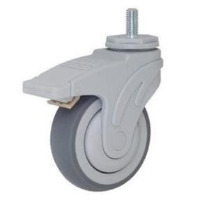 Quality 06-Medical caster Silence TPR medical trolley castors wholesale