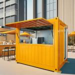 10FT Mini Pop-up Container House for Coffee Shop Bar Fast-Food Restaurant