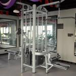 Commercial Gym Equipment Adjustable Pulley 4-Station Strength Training Cable