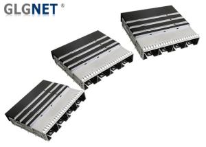 Quality Custom Ganged SFP28 Cage Assembly Black Oxide Treatment On Surface wholesale