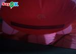 Pink 4m Inflatable Cartoon Characters Advertising Dinosaur Damp Proof