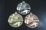 Two 3D Stars Custom Funny Football Engraved Sports Medals Souvenir Medallion