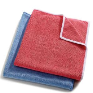 Quality Weight 400gsm Car Microfibre Cloths Red Don Aslett Microfiber Cloths wholesale