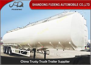 Quality 3 Axles Petrol Fuel Tanker Semi Trailer For Crude Oil Transportation wholesale