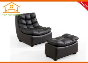 Quality vintage black retro vintage french style leather antique chair old leather sofa for sale modern victorian couch wholesale