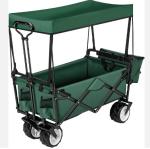 Custom Logo Iron Collapsible Folding Garden Cart for Outdoor Activities