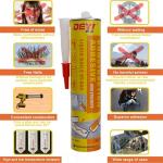 Kitchen And Bathroom Metal Adhesive SBS Household Nail Free Glue For Strong