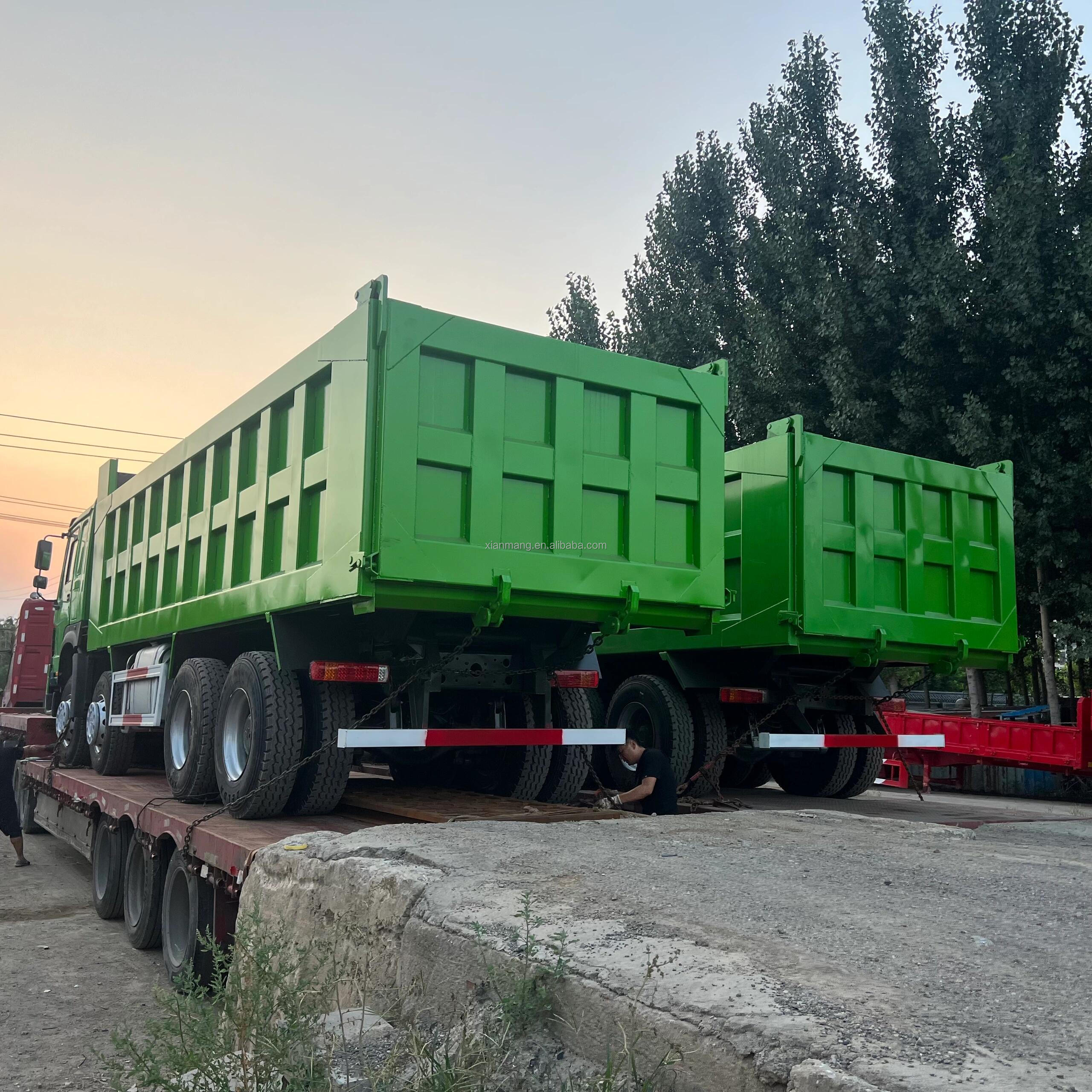 Used Camion Shacman Segement Heavy Truck Left Steering For Mining Transportation