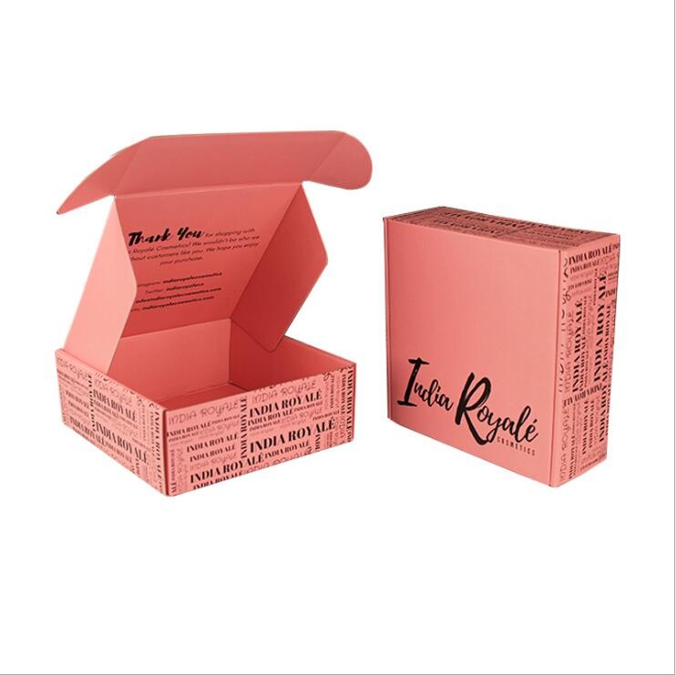 Two Sided Printed Aircraft Custom Corrugated Boxes Printed logo Custom size printing