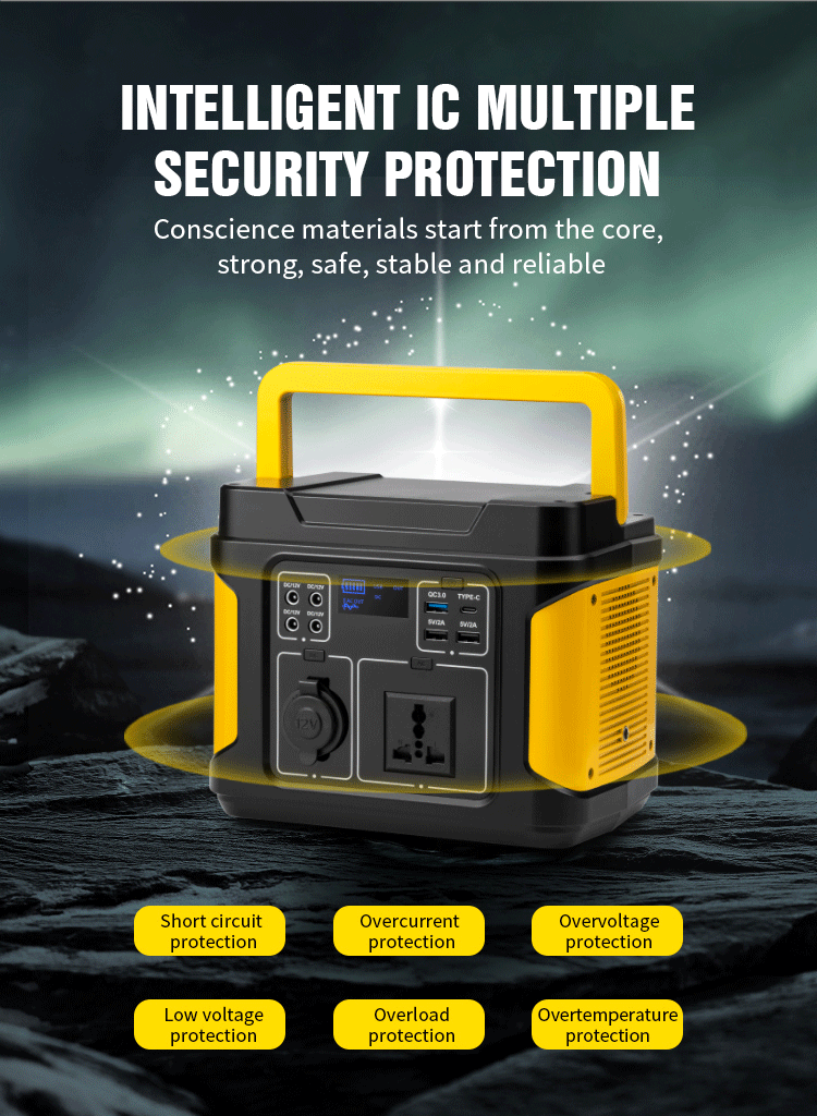 Lightweight Emergency Portable Power Station Rechargeable Generator 300W 296wh