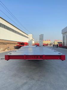 Quality 2180mm Tread 3 Axle 100-160ton Lowbed Semi-Trailer Low Loader Low Boy Truck Semi Trailer wholesale