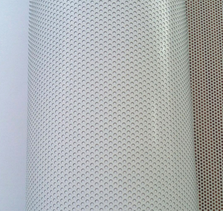 Outdoor One Way Perforated Vinyl , Heat - Resistant One Direction Window Film Roll