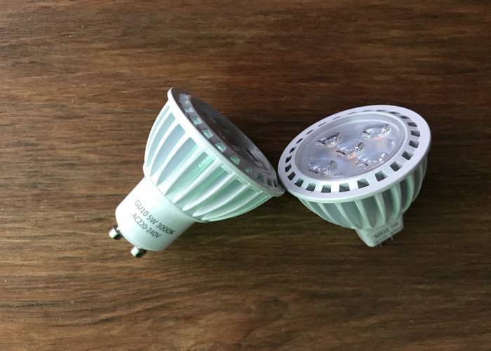 Dimmable DC12V 5W LED Spot Bulbs 3000K SMD3030 50mm 45 Degree 450LM