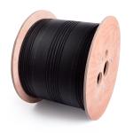 FTTH Double-fly Indoor Drop Cable FRP/KFRP Strength Member Optical Fiber Cable