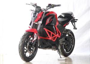 Quality Red Lightweight Electric Motorbike Road Legal 1760*750*1060 Mm Full Size wholesale