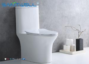 Quality Single flush Toilet / 1 pc Toilet Economic steam room Washdwon wholesale
