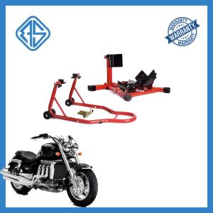 Quality Red Trailer Anti-Slip Iron Front Paddock Stand Motorcycle Lift Paddock wholesale