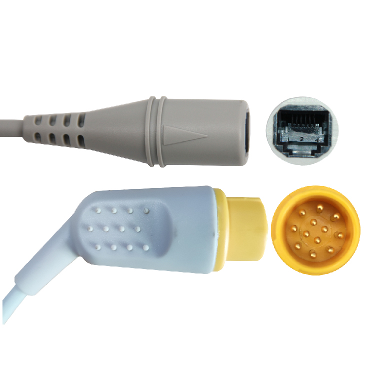 IBP adapter cable Compatible for Kontron blood pressure monitor