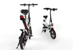 Intelligent Folding Electric Bicycle 36V 6AH Battery Environmentally Friendly